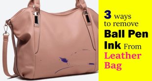 How Do You Remove Ink from Leather Bag