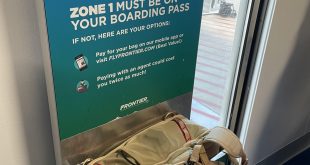 What Size is a Personal Item on Frontier Airlines?