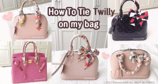 How to Tie Twilly Scarf on Bag Handle